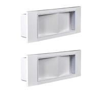 Beghelli - Modelo BEG 1499 - Lámpara LED de emergencia, 11W, 8 horas de autonomía, IP40, versión SE, incluye batería y caja de encastre, 2 unidades