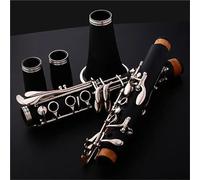 Beginner Clarinete Clarinete Si Bemol Clarinete 17 Teclas Teclas De Cobre Blanco Principiantes Para Banda