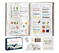 Beginner Embroidery Book - Hand Sewing Craft Kit, Stiitch Instruction Guide, Creative Needlework Learning Resource, DIY Textile Manual | Men Women Application, Boys Girls Usage, Youth Teen Placement