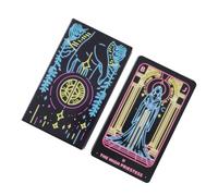 Beginner Tarot Deck, 78 Pieces Classic Tarot Cards, Meditation Tarots, Lightweight, Portable Playing Cards for Beginners and Experts, Divination and Self-Reflection, 10.5x6.2x2.8cm
