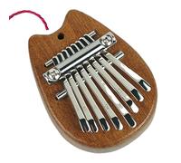 Beginner Thumb Piano for Kids, Pocket Musical Finger Plano, Solid Wood