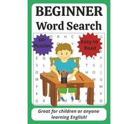 Beginner Word Search Puzzle Book: Beginner Word Searches with Easy to Read Print | 6 x 9 inches, 110 pages | 50+ Puzzles | Great Gift for Traveling, Holidays, and Free Time