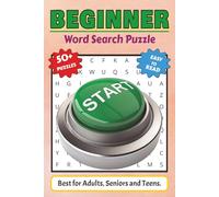 Beginner Word Search Puzzle Book: Word Searches with Easy to Read Print about Beginner, Starter, Student and More | 6x9 inches, 110 pages | 50+ Puzzles ... Gift for Vacations, Holidays and Free Times