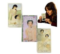 Beginners Tarot Cards, Playing Cards, 4.06x2.36in Spiritual Guide with Insight, Divination Tool with Balance, Fortune Telling Accessory for Adults Women Men Meditation Home Morning Night Summer Winter