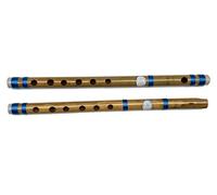Beginners to Professional - Flauta de bambú india para concierto a escala natural C de 13 pulgadas de bambú indio Bansuri Vansali Fipple y transversal