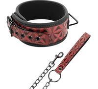 BEGME RED EDITION Collar Cuero Vegano con FORRO DE NOPRENO
