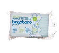 Begobaño Esponja Jabonosa Desechable, Esponja de Baño de Un Solo Uso con Gel Dermatológico e Hipoalergénico, 1 paquete x 10 Unidades