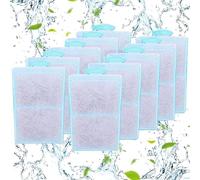 Begonia 10 almohadillas de filtro de repuesto para Tetra EasyCrystal Filter Pack 250/300, almohadillas de filtro con carbón activo y zeolita, almohadillas de repuesto para acuario Tetra EasyCrystal