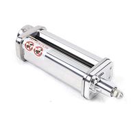 Begoniape Accesorio para pasta Kitchenaid, robot de cocina con cortador de hojas, rodillo de hoja de pasta de acero inoxidable, 8 variables de ajuste de espesor, cortador de espaguetis para albóndigas