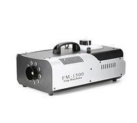 Begoniape Máquina de humo LED 9 RGB 3 en 1, máquina de humo de 1500 W con mando a distancia, máquina de niebla, líquido de niebla, ranura de visión, soporte ajustable para fiestas, actuaciones en