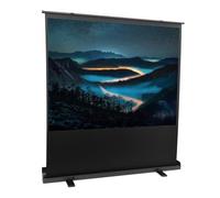 Begoniape Proyector de pantalla portátil de 80 pulgadas 4:3 pantallas de proyección con soporte, pantalla de proyector de aluminio para cine en casa, películas de interior/exterior