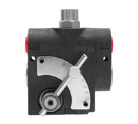 Begoniape Válvula direccional hidráulica Válvula de compuerta hidráulica 0-30 GPM Válvula de control de flujo variable ajustable para tractor, divisor de madera, vehículos ambientales, cargadores
