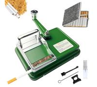 BeGrit Máquina de Llenado de Cigarrillos de 8 mm Compactadora de Cigarrillos de Tabaco con Étui à Cigarettes Pitillera Maquina de Hacer Entubar Tabaco, Verde