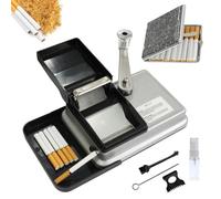 BeGrit Máquina de Llenado de Cigarrillos de 8 mm Máquina Compactadora de Cigarrillos Maquina de Tabaco con Étui à Cigarettes Pitillera Maquina de Hacer Tabaco Máquina Entubar Tabaco Maquina Tabaco