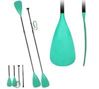 BeGrit Remo Paddle Surf 2 en 1 Remo Kayak Aluminio 4 Piezas Remo Doble Paddle Surf Ajustable Pala Sup Desmontable Set Accesorios Pala Padel Surf para Canoa Board Hinchable