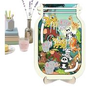 Behavior Jar For Kids - Interactive Reward Tracking Container, Colorful Animal Theme Design, Easy Fill Token System, Sturdy Child Safe Build | Classroom Management Tool, Parenting Aid, Habit Building