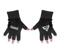 Behemoth Band Logo Fingerless Guantes, Negro , Talla única