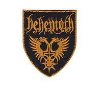 Behemoth Death Metal_1 parche patch bordado con logotipo para planchar de hierro en apliques