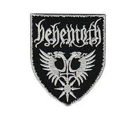 Behemoth Death Metal Red parche patch bordado con logotipo para planchar de hierro en apliques