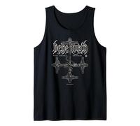 Behemoth Opus Grey Cross Camiseta sin Mangas, Hombre, Negro, XXL