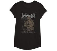 Behemoth Post God Nirvana Camiseta, Niñas, Negro, L