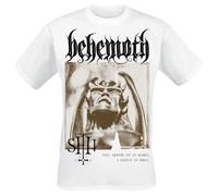 Behemoth The Shit ov God - Sepia Parchment V4 Hombre Camiseta Blanco 100% algodón Regular