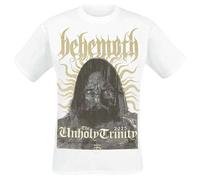 Behemoth Trinity - The Unholy Trinity Tour 2025 Hombre Camiseta Blanco XL 100% algodón Regular