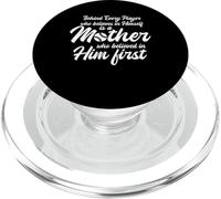 Behind Every Baseball Player is Baseball Mom For Mothers Day PopSockets PopGrip para MagSafe