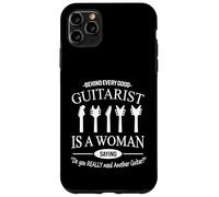 Behind Every Good Guitarist is A Woman Funny Músico Cita Carcasa para iPhone 11 Pro MAX