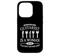 Behind Every Good Guitarist is A Woman Funny Músico Cita Carcasa para iPhone 14 Pro