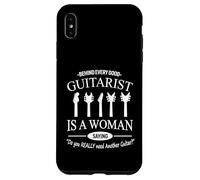 Behind Every Good Guitarist is A Woman Funny Músico Cita Carcasa para iPhone XS MAX