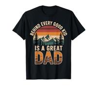 Behind Every Good Kid Is A Great Dad Crianza Orgullosa Camiseta