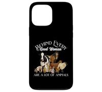 Behind Every Good Woman Are a Lot of Animals Farm Country Carcasa para iPhone 13 Pro MAX