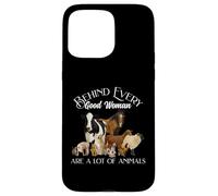 Behind Every Good Woman Are a Lot of Animals Farm Country Carcasa para iPhone 15 Pro MAX