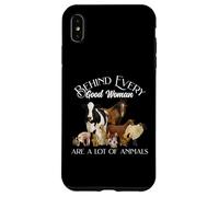 Behind Every Good Woman Are a Lot of Animals Farm Country Carcasa para iPhone XS MAX