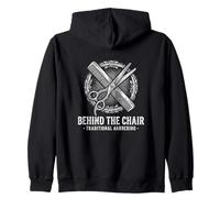 Behind The Chair Tradicional Barbering Blade Shear Barber Sudadera con Capucha