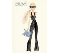 Behind the mask, daily log: Elegant Journal daily planner for women, with Stars, Diamonds and Masks details