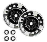 Behogan 2 ruedas para scooter, ruedas de repuesto de 100 mm para patinete de acrobacias, scooter, ruedas compatibles con la mayoría de patinetes de acrobacias, kickscooter