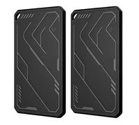 Behogan 2 tarjetas de rastreador de billeteras delgadas, buscador de billetera recargable, compatible con tarjeta Air Tag (solo iOS), IP67 resistente al agua, localizador de objetos para etiquetas de