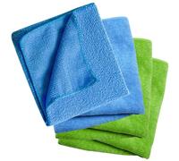 Behogan 4 paños de algodón de bambú, 30 x 38 cm, paños de limpieza absorbentes, paños de limpieza de microfibra, paños de limpieza reutilizables para superficies brillantes, para limpiar y quitar el