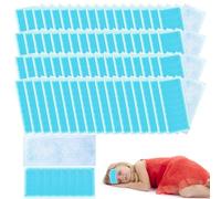Behogan 50 unidades de parches de enfriamiento de gel de refrigeración para fiebre y migrañas, para dolores de cabeza, compresas frías instantáneas para adultos y niños