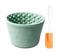 Behogan Alfombrilla para perros con comedero para lamer perros, antideslizante, para cachorros y gatos, comedero para perros, para alimentación de mascotas, alivio de ansiedad y alimentación lenta