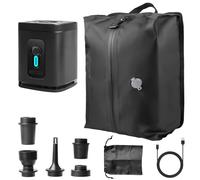 Behogan Bolsa de vacío para ropa de viaje con bomba inalámbrica, IP67 bolsa de vacío para viajes, mochila de vacío, bolsas de vacío reutilizables para almacenamiento para maletas y mochilas, ahorro de