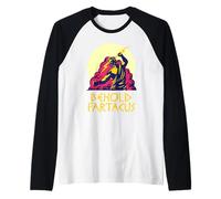 Behold Fartacus Camisa Fart Joke Greek Gods Spartan Funny Tee Camiseta Manga Raglan