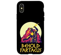 Behold Fartacus Camisa Fart Joke Greek Gods Spartan Funny Tee Carcasa para iPhone X/XS
