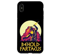 Behold Fartacus Camisa Fart Joke Greek Gods Spartan Funny Tee Carcasa para iPhone XS Max