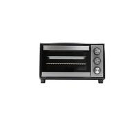 BEHOME Horno Eléctrico de Sobremesa 38L, Ventilado y Pequeño, Temperatura hasta 230°, 60 min, Horno Eléctrico de Sobremesa con grill, bandeja de horno y elevador de grill incluidos