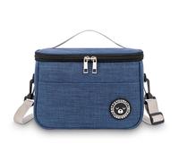 BEHONA Bolsa Termica Porta Alimentos 6.4L, Bolsa Porta Alimentos, Bolsa Almuerzo Termica, Insulated Lunch Bag, Bolsas Isotermicas Pequeñas, Bolsa Nevera Pequeña, Bolsa Comida Trabajo （Azul）