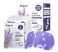 BeHoomi Paquete de 20 máscaras de vapor para ojos, máscara térmica para ojos, máscara de vapor desechable autocalentable para el hogar, dormir, spa, artículos esenciales de viaje y regalos de