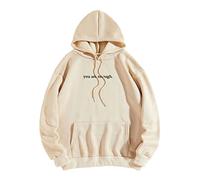 behound Dear Person Behind Me Hoodie, Personalized Sweatshirt, You Are Enough Sweatshirt Mental Health (XL,Apricot)